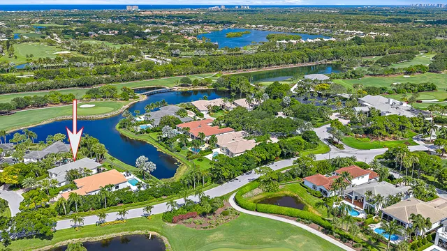 an aerial view of ocean residential house with outdoor space