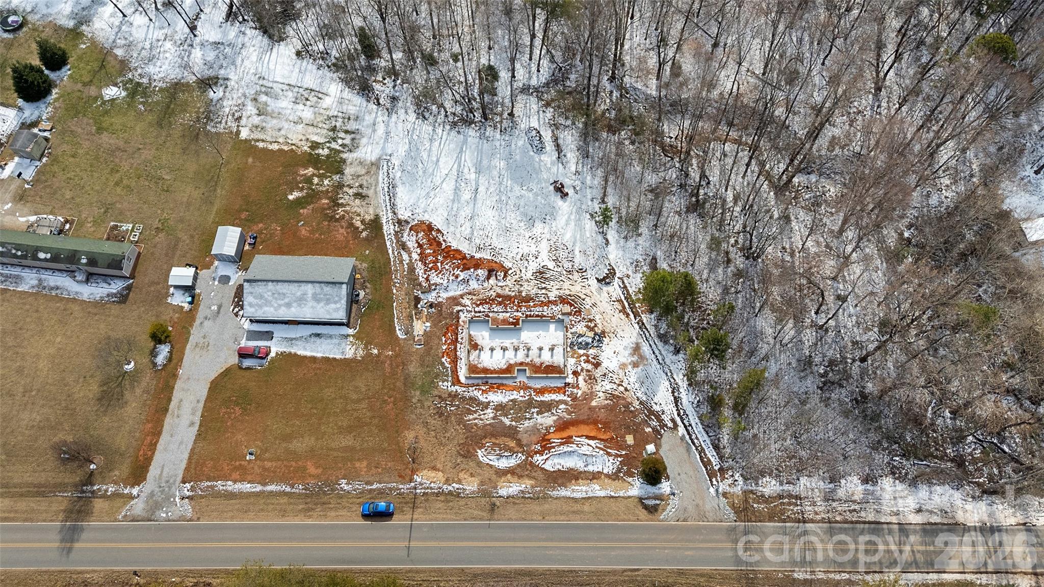 6399 Little Mountain Road, Unit 1 Sherrills Ford, NC 28673 - Photo 26 of 40 an aerial view of residential houses with outdoor space