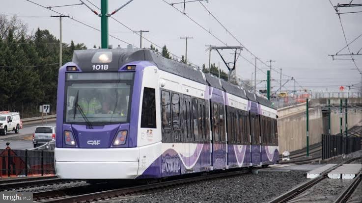 734 Silver Spring Avenue Silver Spring, MD 20910 - Photo 48 of 65 New Purple Line train in Downtown SIlver Spring