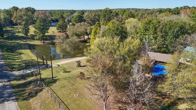 a view of a water fountain and mountain view