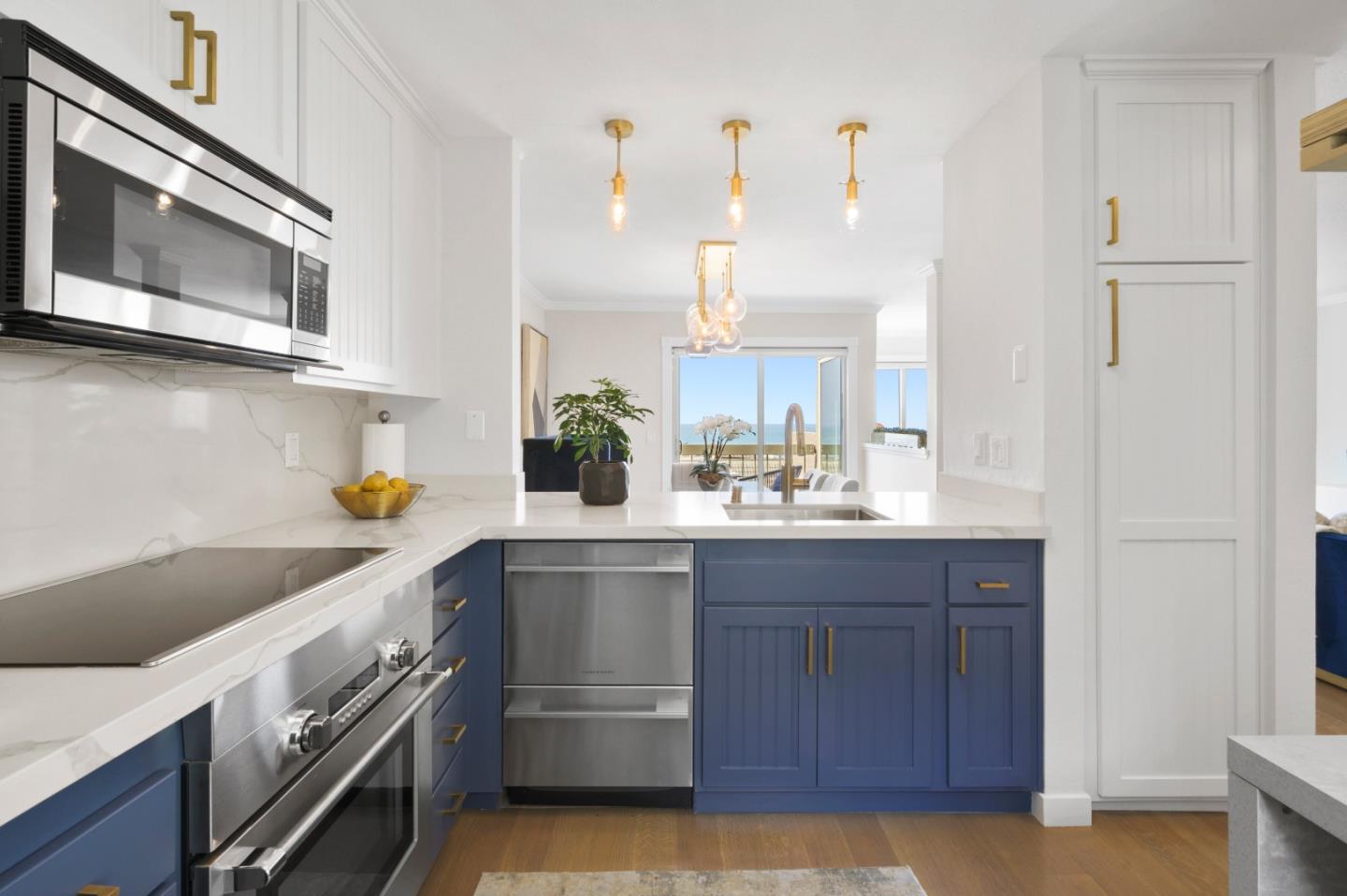 415 Roberts Road Pacifica, CA 94044 - Photo 27 of 69 a kitchen with stainless steel appliances granite countertop a sink and a stove