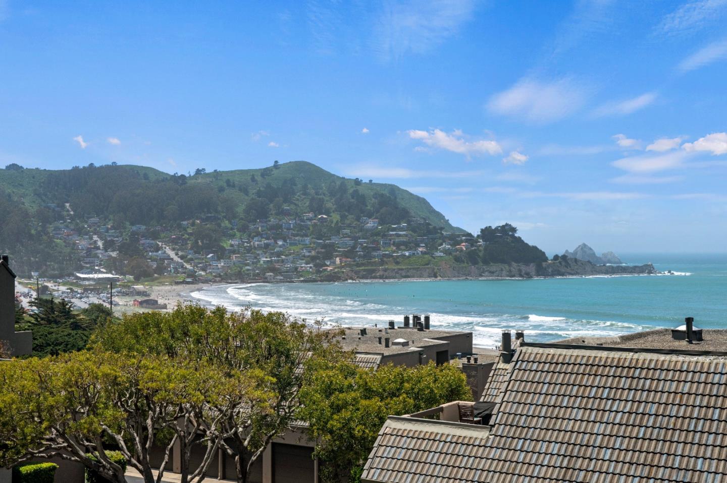 415 Roberts Road Pacifica, CA 94044 - Photo 52 of 69 a view of a lake with a mountain