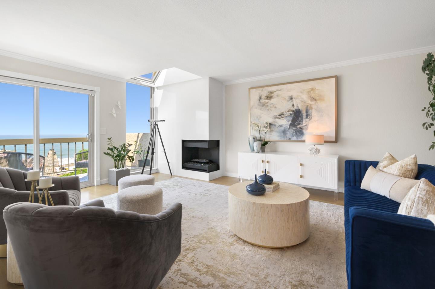 415 Roberts Road Pacifica, CA 94044 - Photo 7 of 69 a living room with furniture and a potted plant
