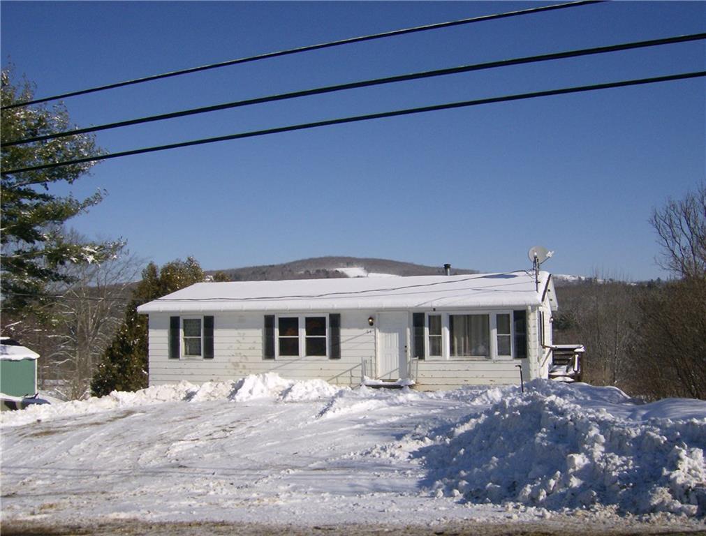 Front view of house from road