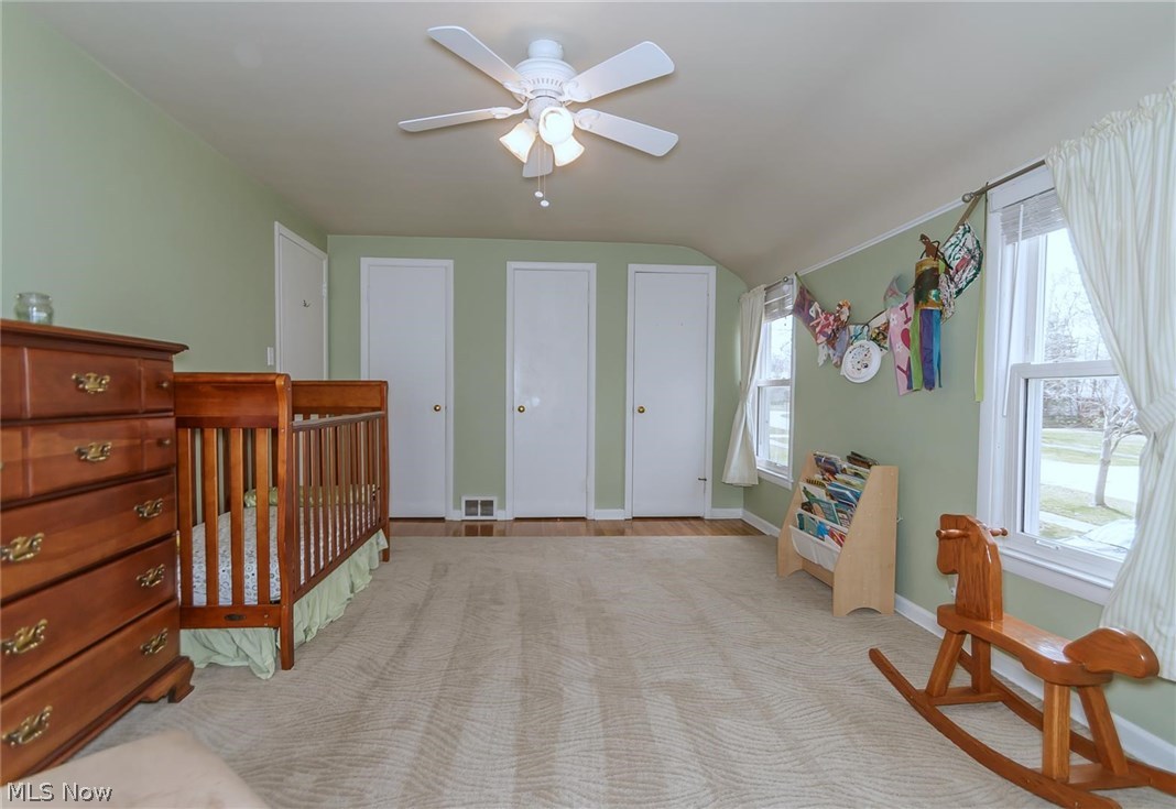 1143 Brainard Road Lyndhurst, OH 44124 - Photo 17 of 35 Second bedroom with 3 closets for plenty of storage. Hardwood floor.