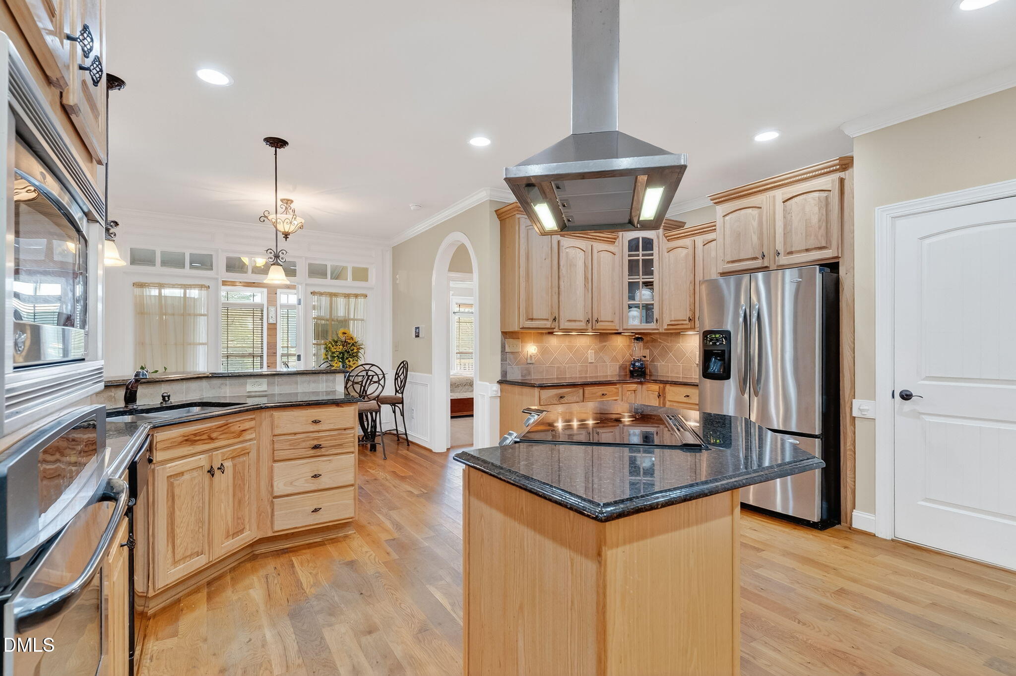 6570 Highway 231 Middlesex, NC 27557 - Photo 18 of 63 a kitchen with counter top space cabinets and refrigerator