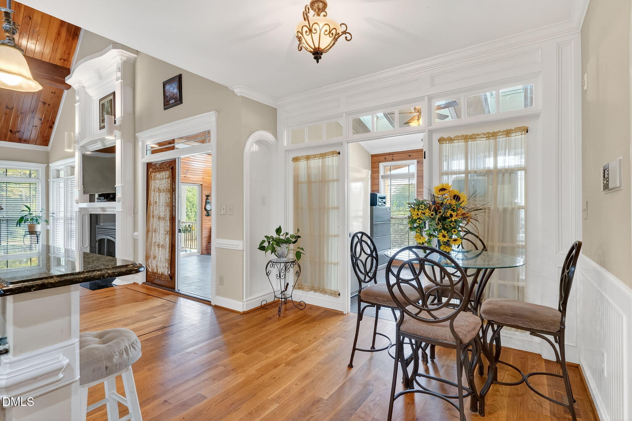 6570 Highway 231 Middlesex, NC 27557 - Photo 21 of 63 a view of a dining room with furniture and chandelier