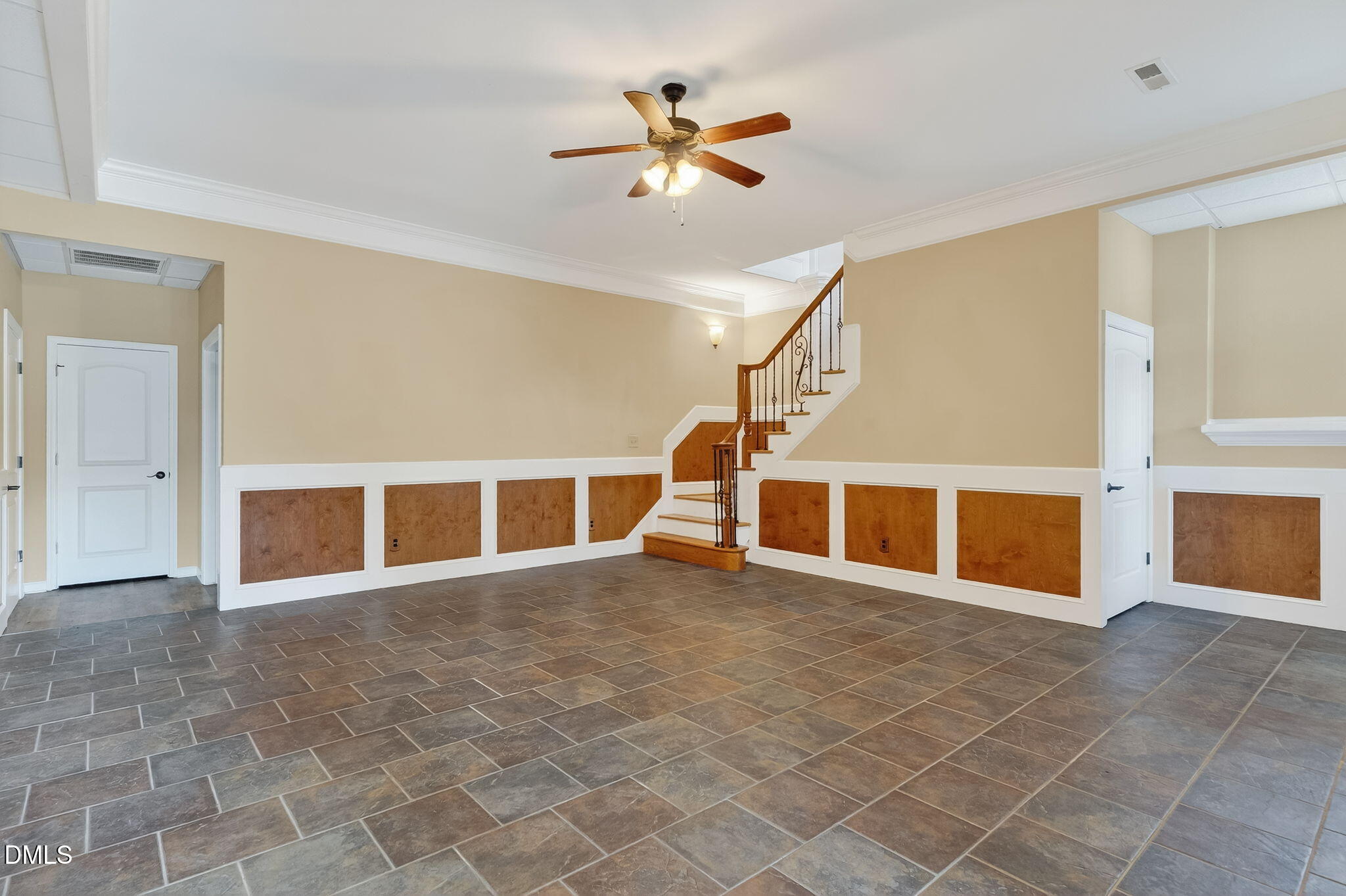 6570 Highway 231 Middlesex, NC 27557 - Photo 40 of 63 a view of a house with a ceiling fan and wooden floor