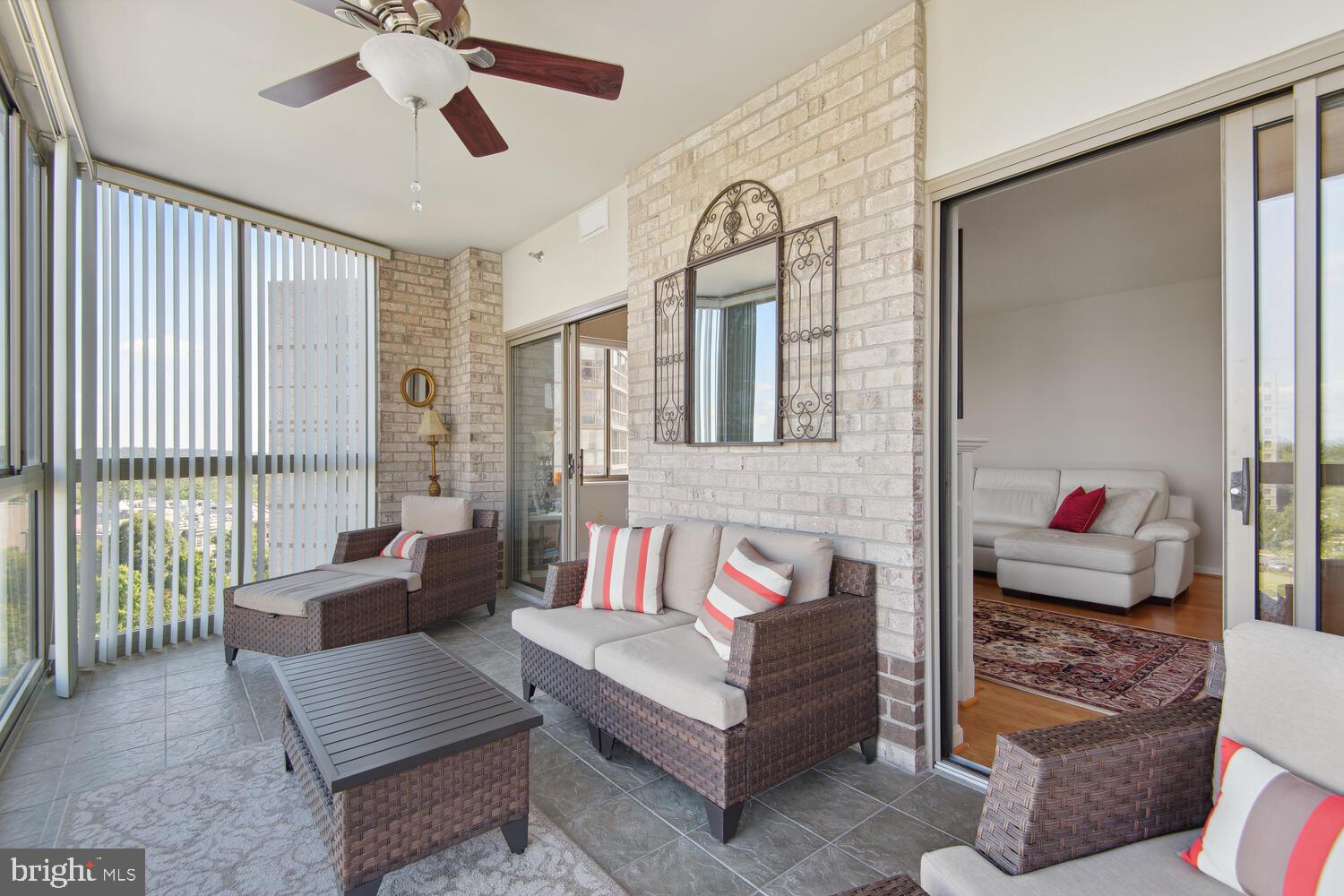 19375 Cypress Ridge Terrace, Unit 607 Leesburg, VA 20176 - Photo 8 of 30 Wrap around balcony ahas vents for heating & a/c
