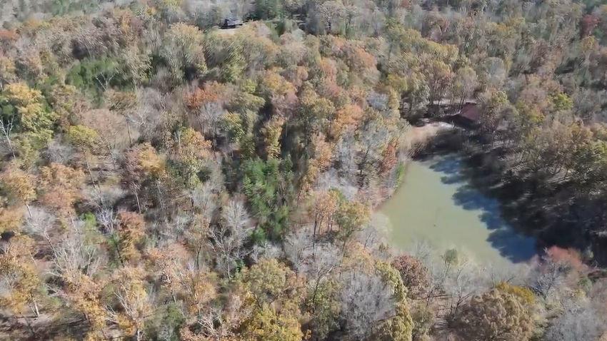 400 Kitchens Mountain Road Northwest Cartersville, GA 30120 - Photo 2 of 32 a view of a lake from a forest