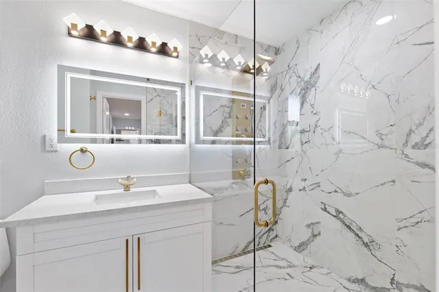 a view of small space with racks on the wall