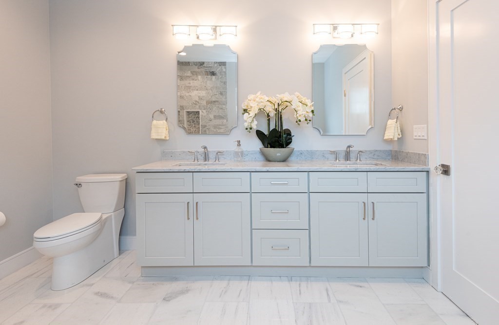 103 Francis Wyman Road Burlington, MA 01803 - Photo 26 of 42 a bathroom with a sink vanity and a toilet