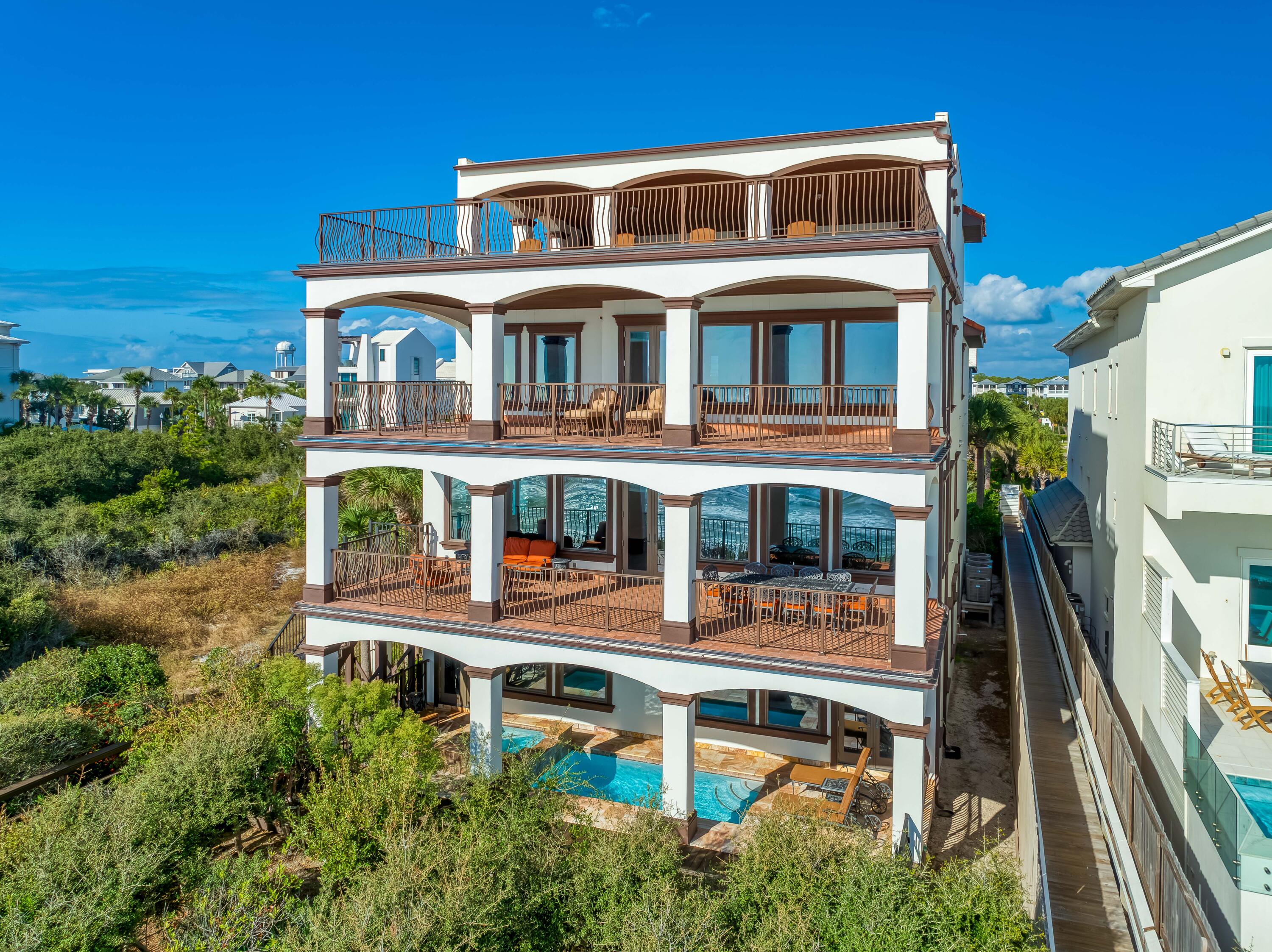 107 Elysee Court Inlet Beach, FL 32461 - Photo 3 of 98 107 Elysee Ct Aerial-13