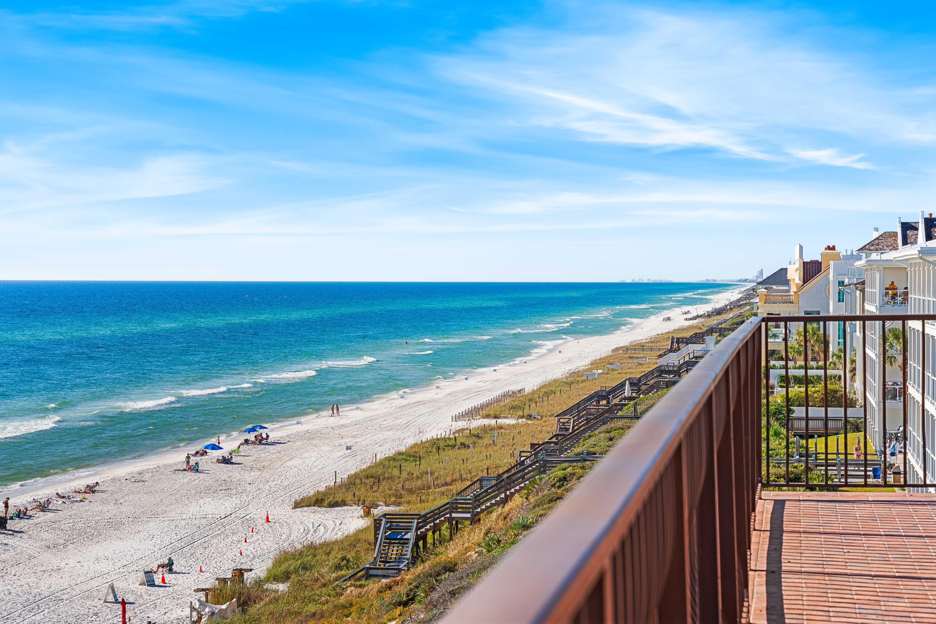 107 Elysee Court Inlet Beach, FL 32461 - Photo 77 of 98 a view of an ocean from a balcony