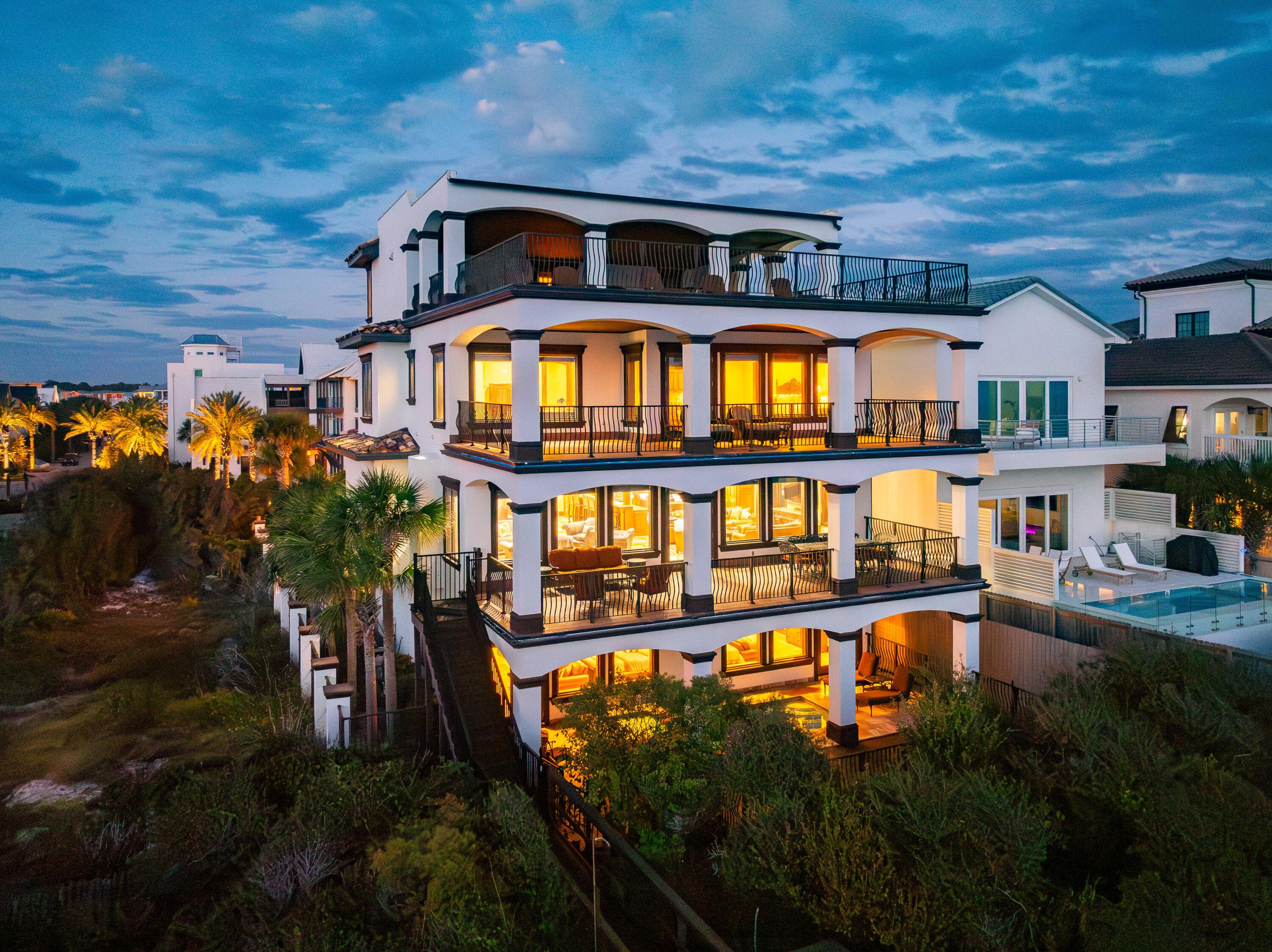 107 Elysee Court Inlet Beach, FL 32461 - Photo 96 of 98 a front view of a house with a yard