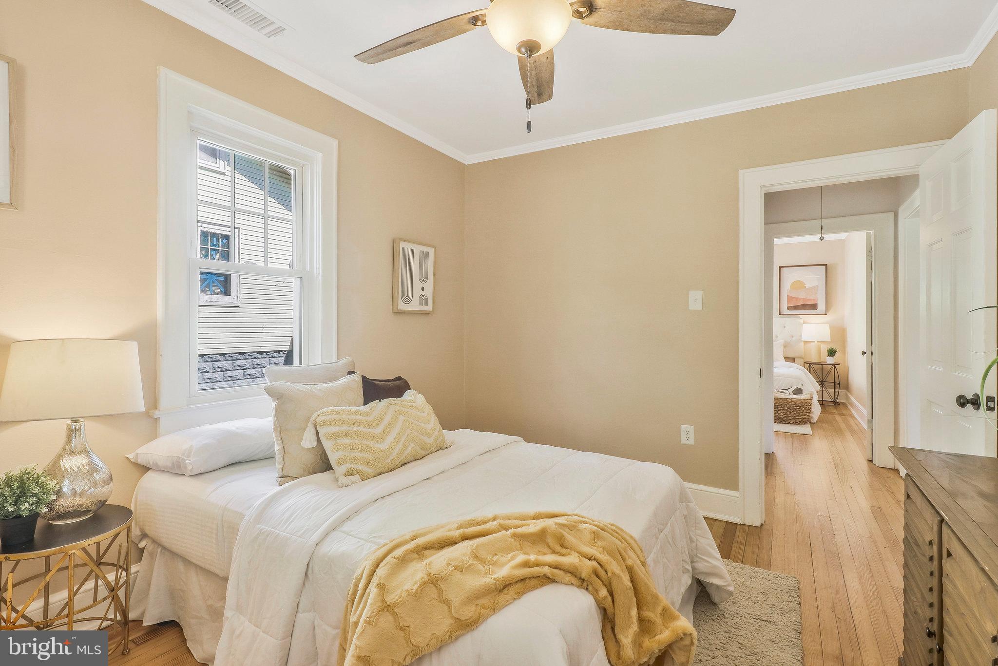 4101 Madison Street Hyattsville, MD 20781 - Photo 17 of 28 Front corner BR with overhead fan.