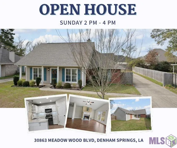$289,000 | 30863 Meadow Wood Boulevard, Denham Springs, LA 70726
