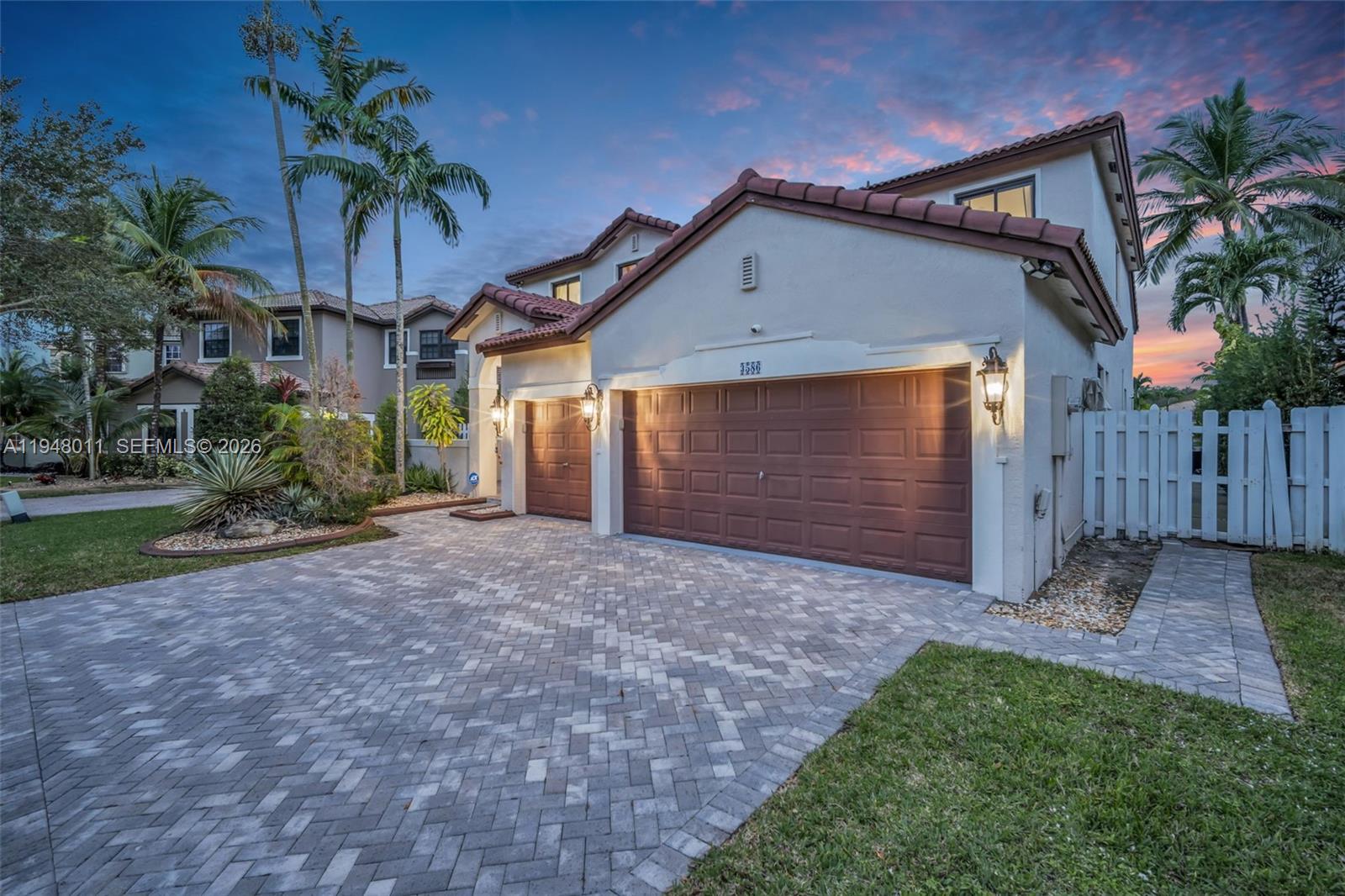 3586 Southwest 143rd Avenue Miramar, FL 33027 - Photo 48 of 51 a front view of house with small garden