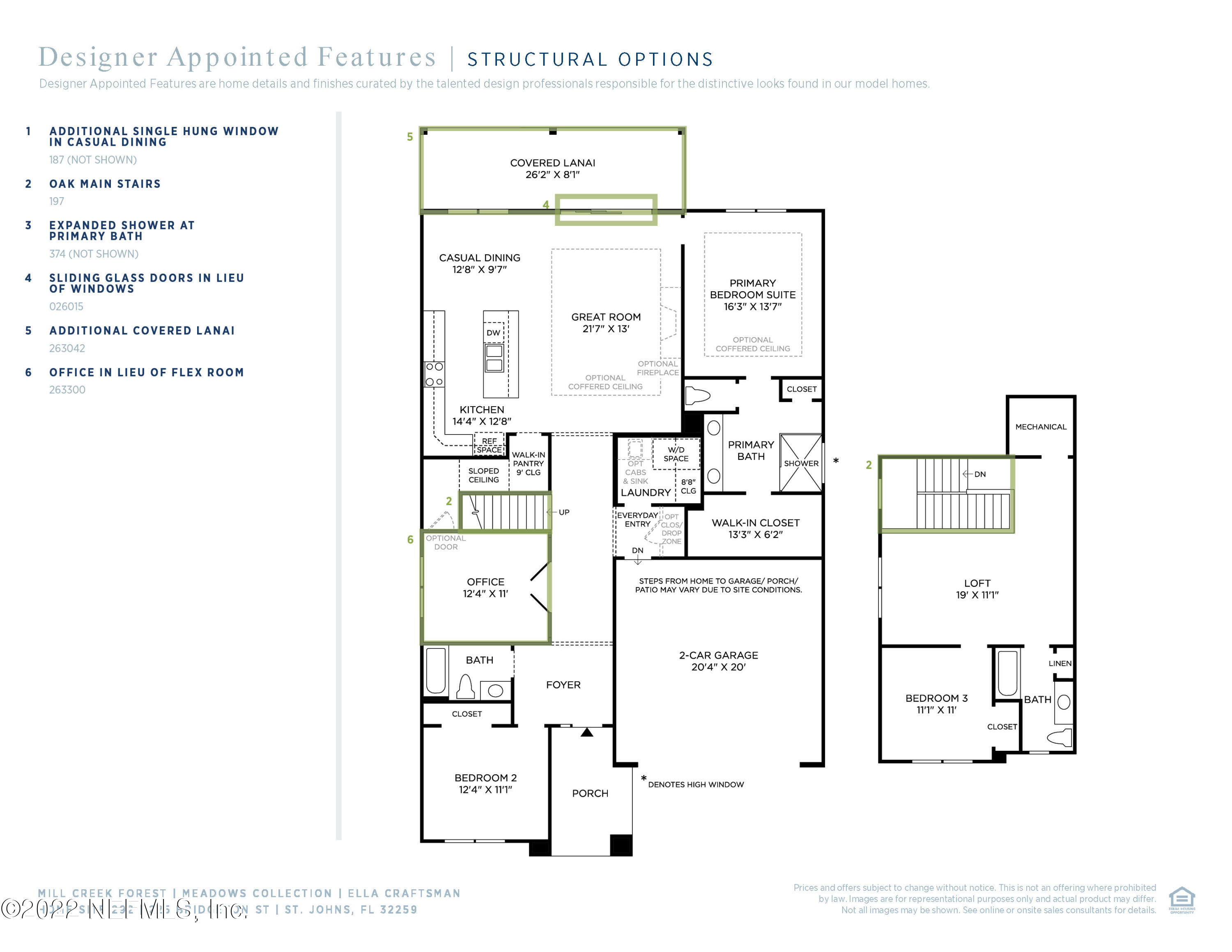 225 Bridgeton Street St. Johns, FL 32259 - Photo 14 of 14 Floor Plan