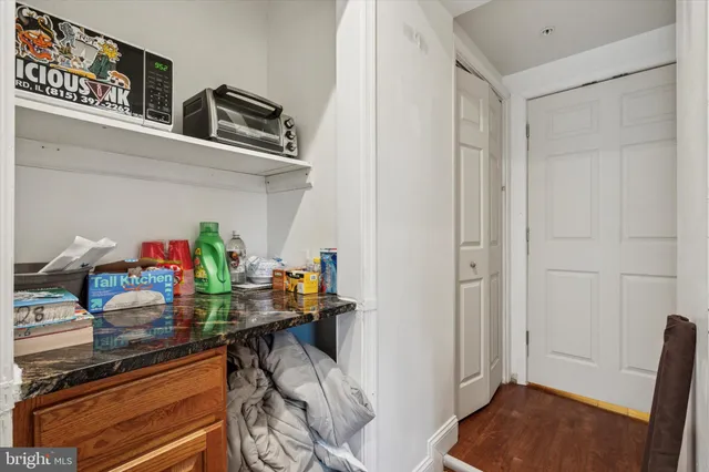 a view of storage and utility room