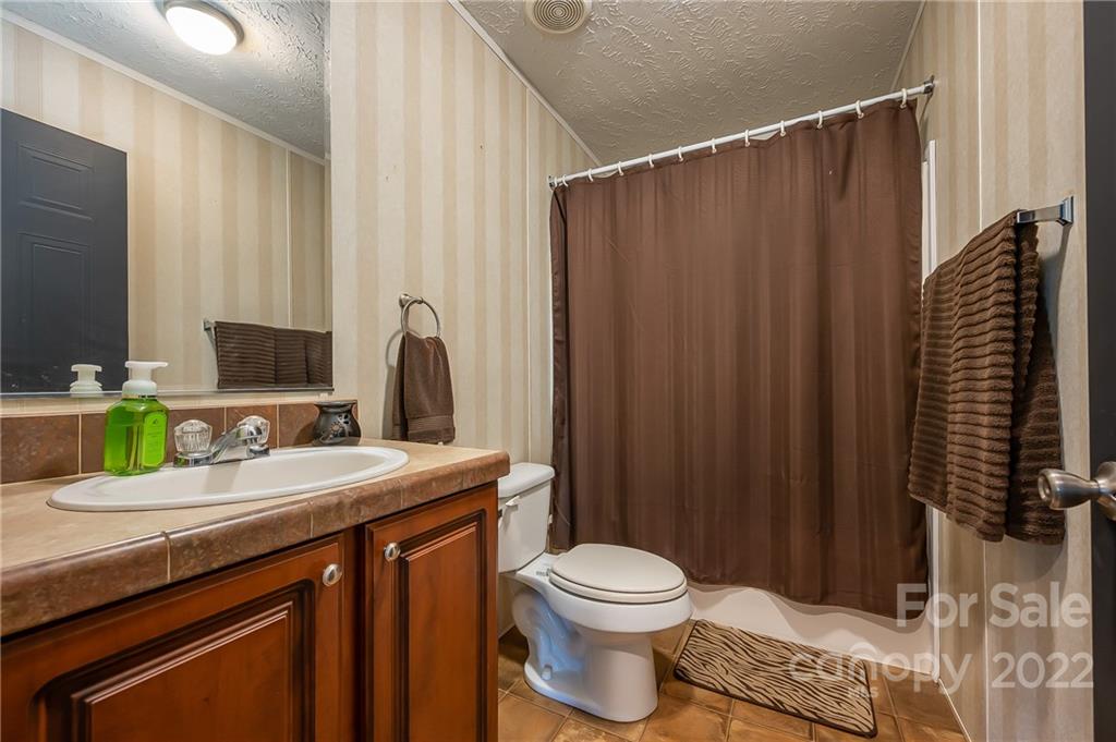 2393 Pearidge Road Bostic, NC 28018 - Photo 34 of 39 a bathroom with a sink a toilet and mirror