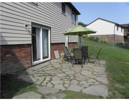 100 Nantucket Road Monongahela, PA 15063 - Photo 16 of 18 Patio/Deck. Great Stone Patio outside of Sliding Glass Door from Massive Game Room