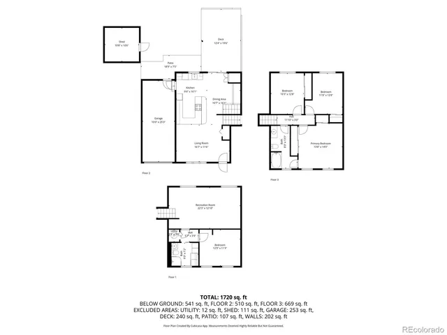 $550,000 | 4420 South Vivian Way, Morrison, CO 80465
