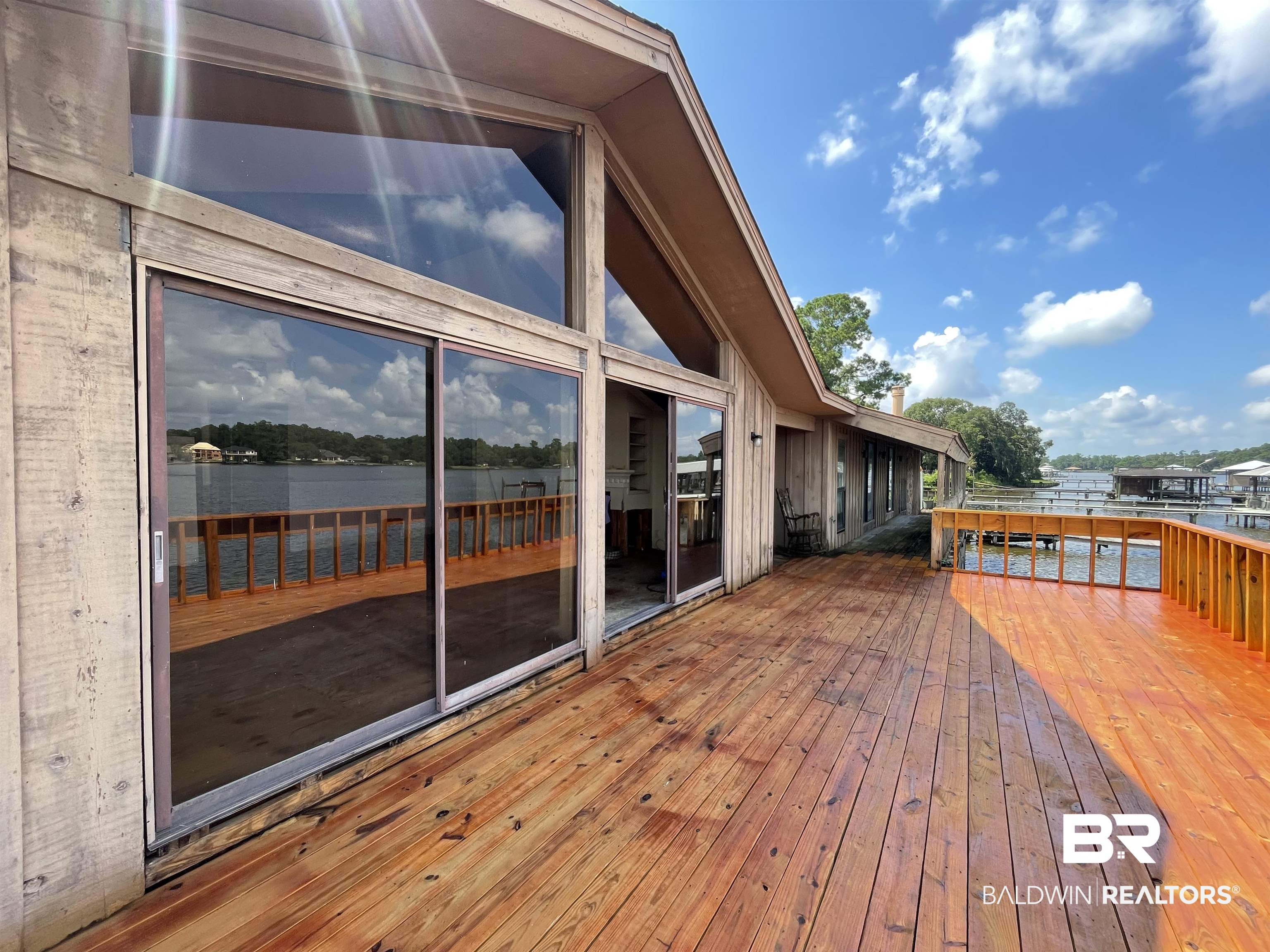 3074 Riverside Drive West Mobile, AL 36605 - Photo 9 of 15 View of wooden terrace