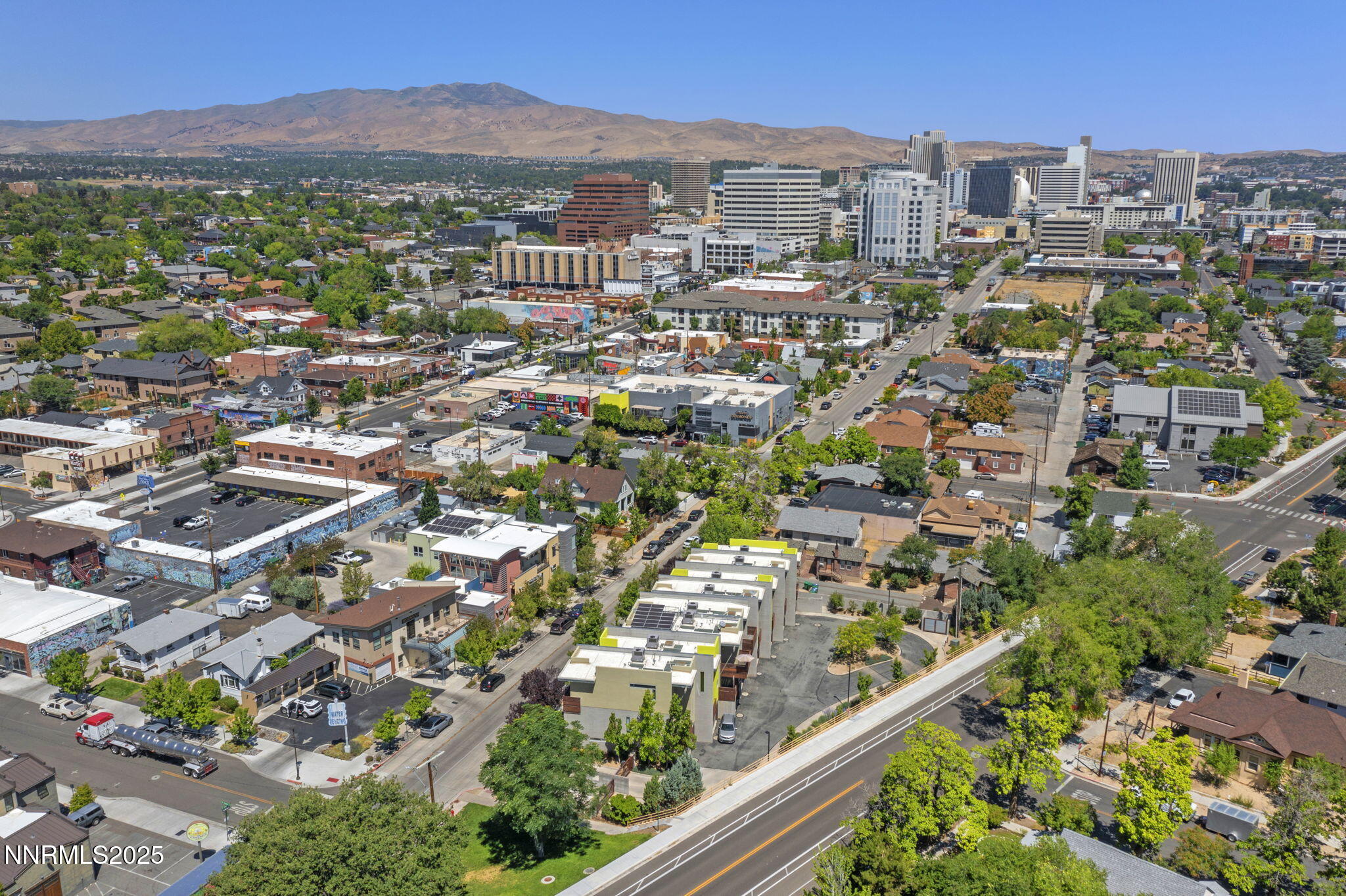 880 South Center Street Reno, NV 89501 - Photo 43 of 54 an aerial view of residential houses with city view