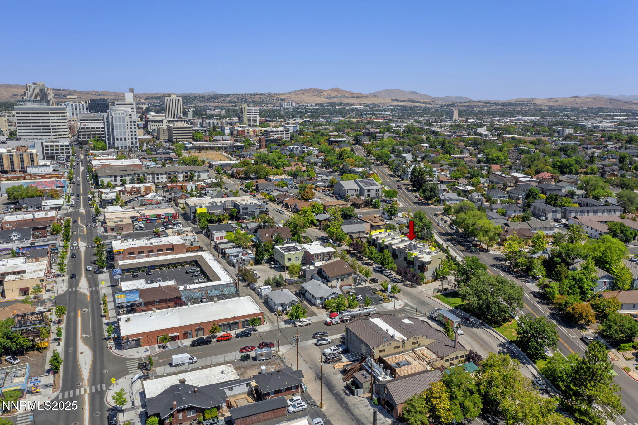880 South Center Street Reno, NV 89501 - Photo 46 of 54 an aerial view of residential houses with city view