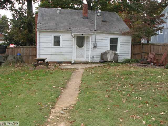 211 East Springfield Road High Point, NC 27263 - Photo 14 of 15 Exterior Back. The back yard is already fenced for you!