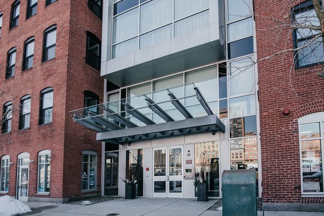 a view of a building with street
