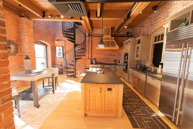 a very nice looking room with a large window