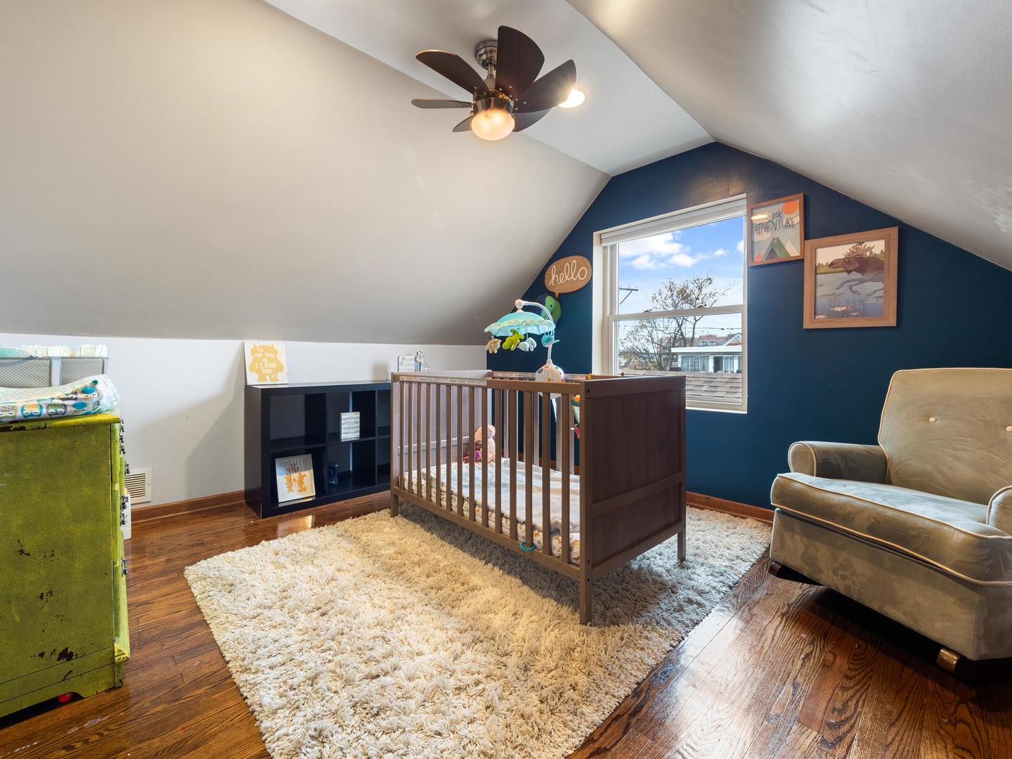 3306 North Nottingham Avenue Chicago, IL 60634 - Photo 14 of 25 a living room with furniture and a fireplace