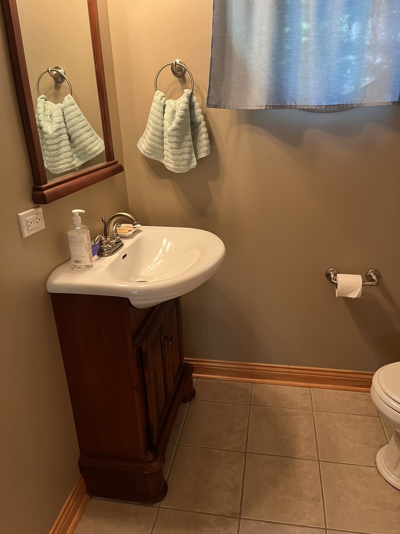 423 Mallard Point Drive Danville, IL 61834 - Photo 19 of 40 a bathroom with a sink a toilet and mirror