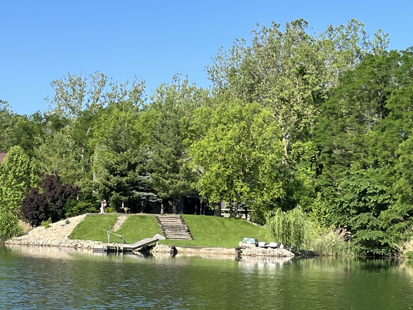 423 Mallard Point Drive Danville, IL 61834 - Photo 26 of 40 a view of boat floating on water