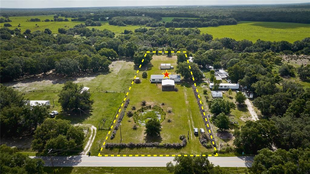 2701 Murphy Road Ona, FL 33865 - Photo 37 of 41 an aerial view of residential houses with outdoor space