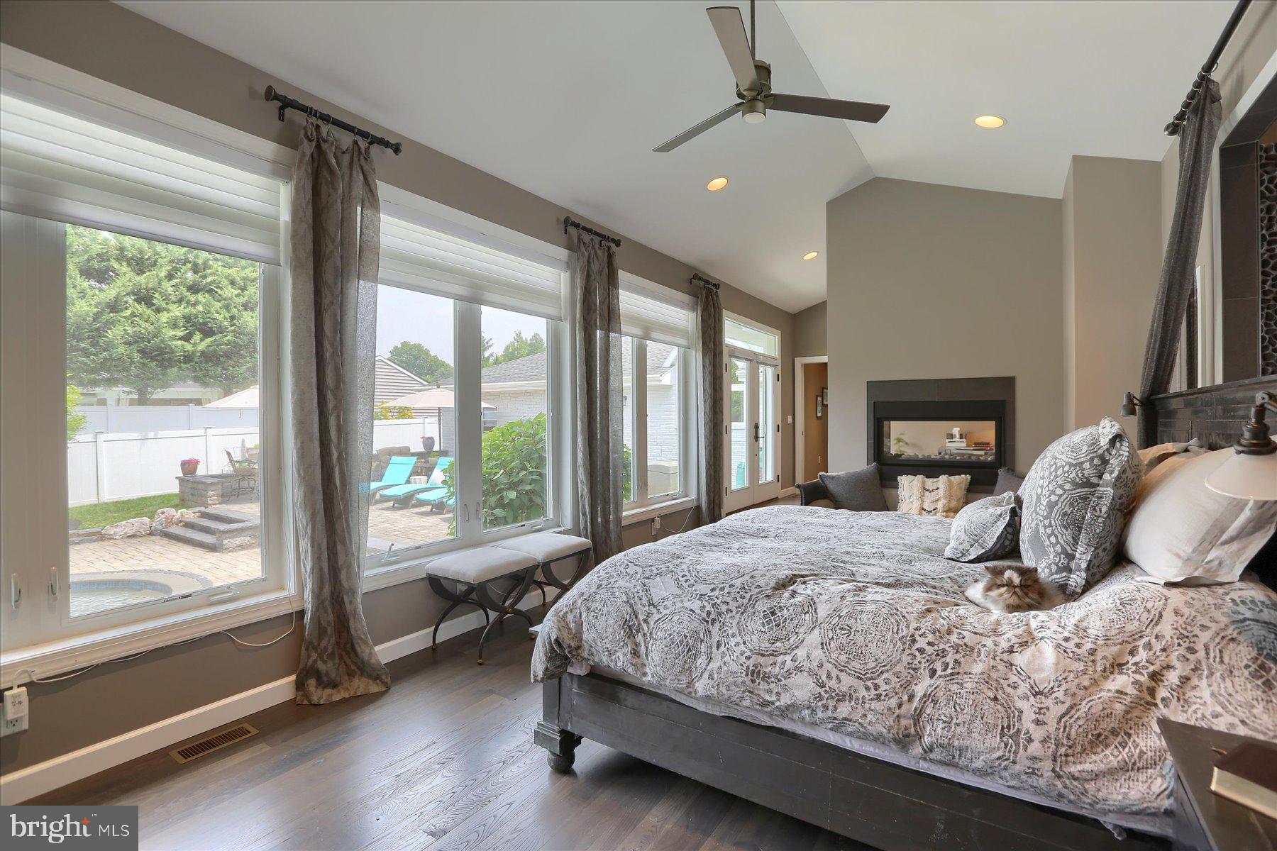 503 Maple Avenue Hershey, PA 17033 - Photo 19 of 43 a bedroom with a large bed and a large window