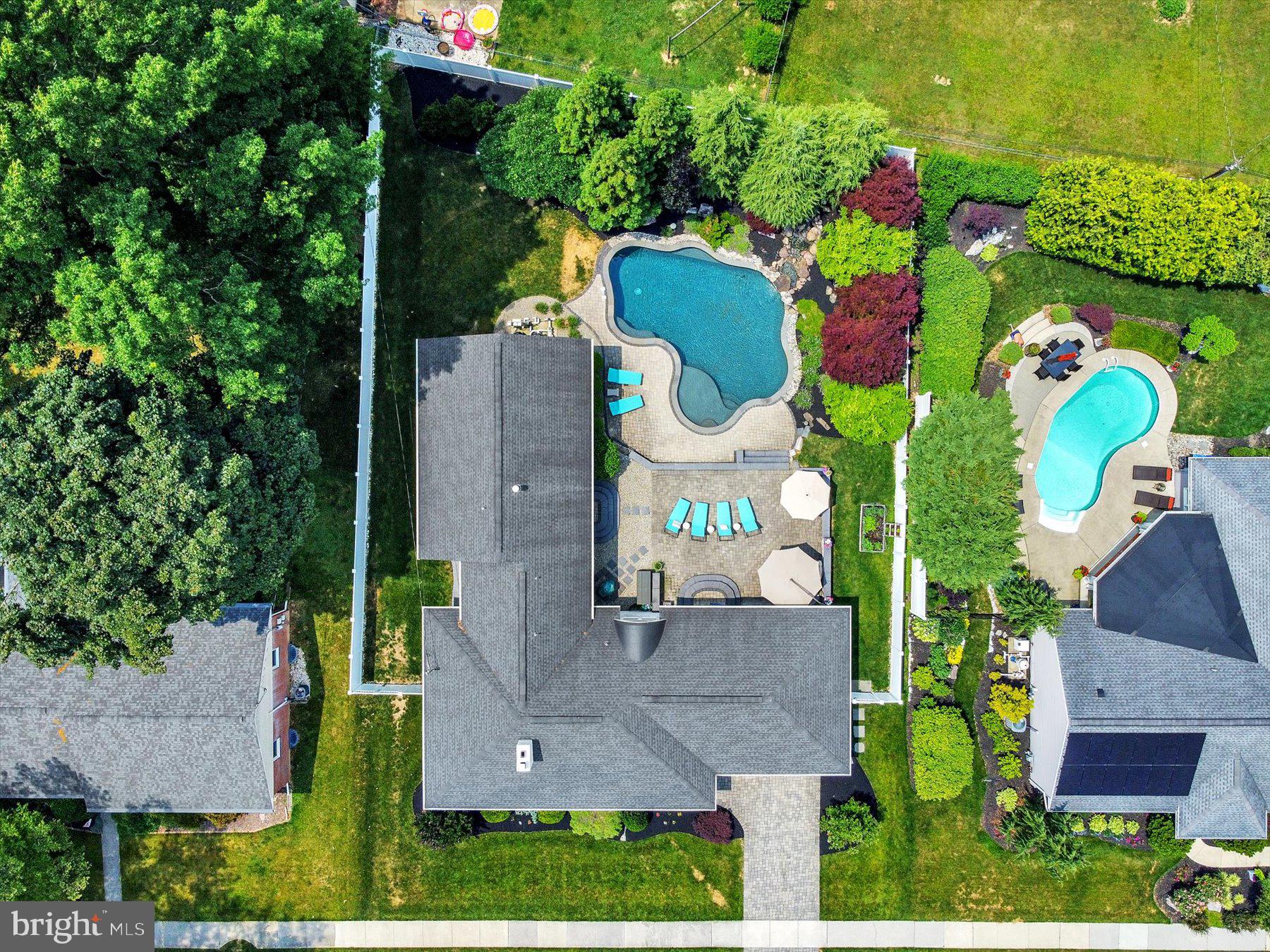 503 Maple Avenue Hershey, PA 17033 - Photo 39 of 43 an aerial view of a house with a yard and outdoor seating