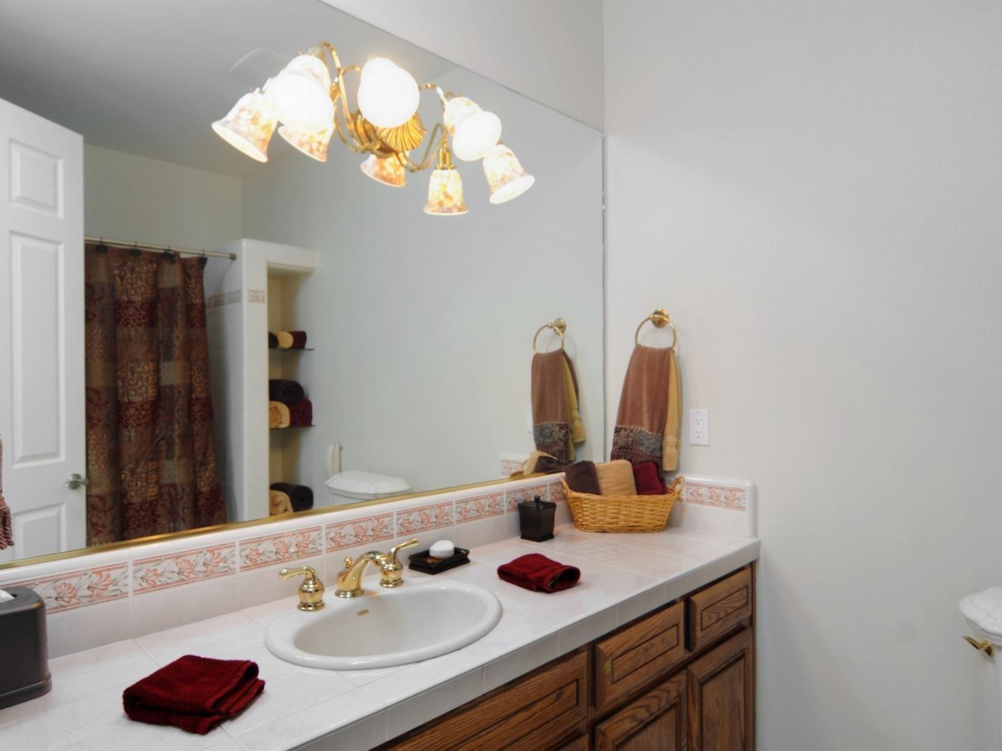 10035 Burchell Road Gilroy, CA 95020 - Photo 30 of 55 a bathroom with a sink and a mirror