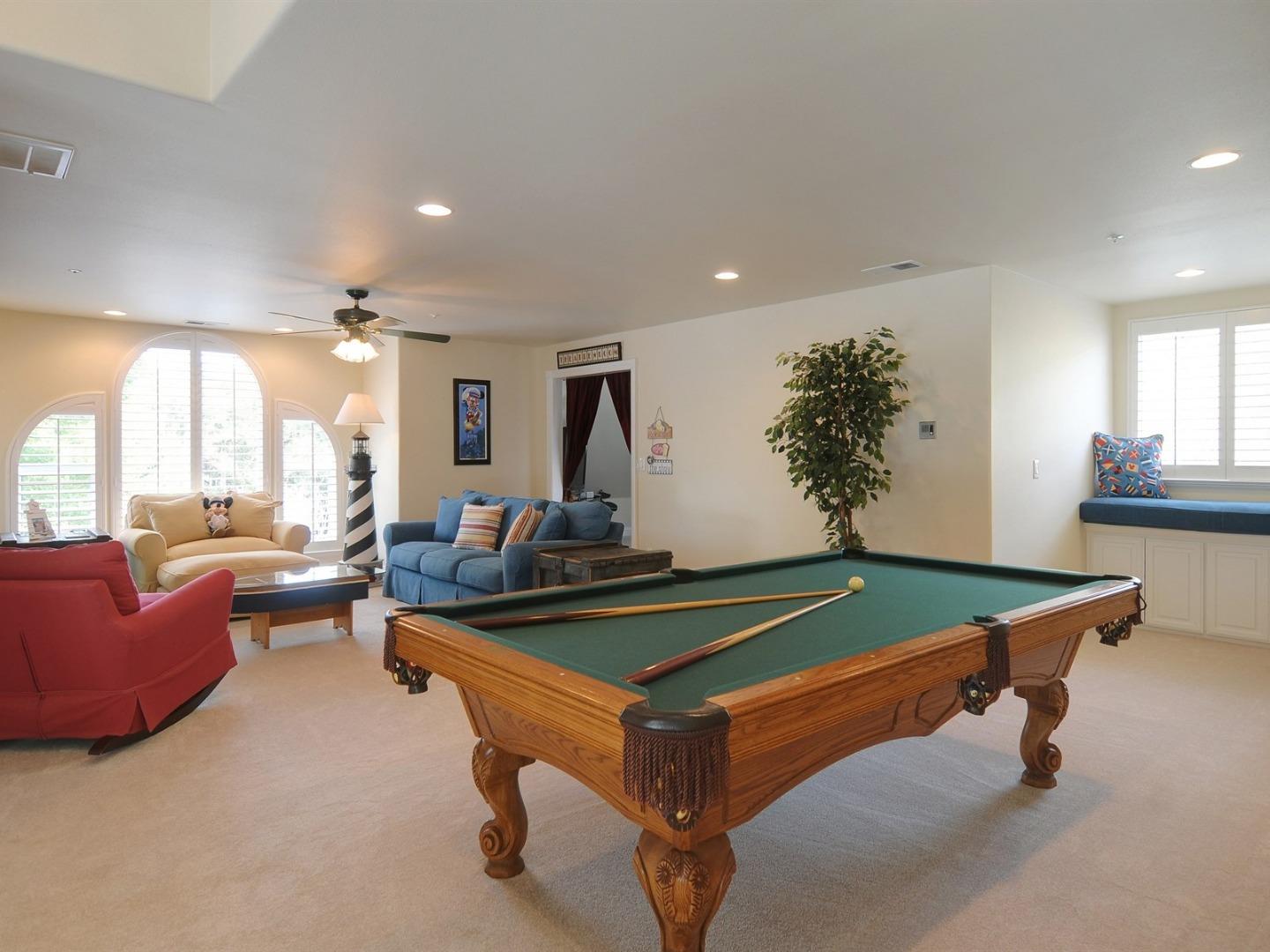 10035 Burchell Road Gilroy, CA 95020 - Photo 34 of 55 a room with furniture pool table and windows