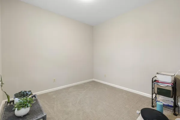 a room with a workspace