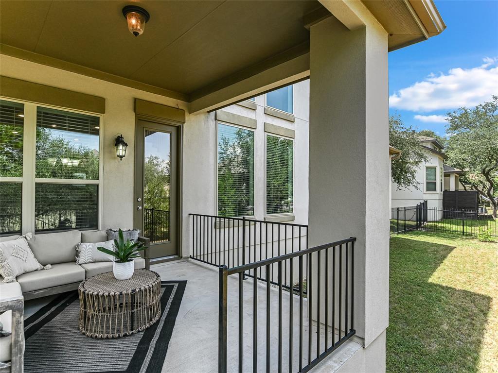 2657 Montebelluna Place Leander, TX 78641 - Photo 19 of 29 a view of a porch with furniture