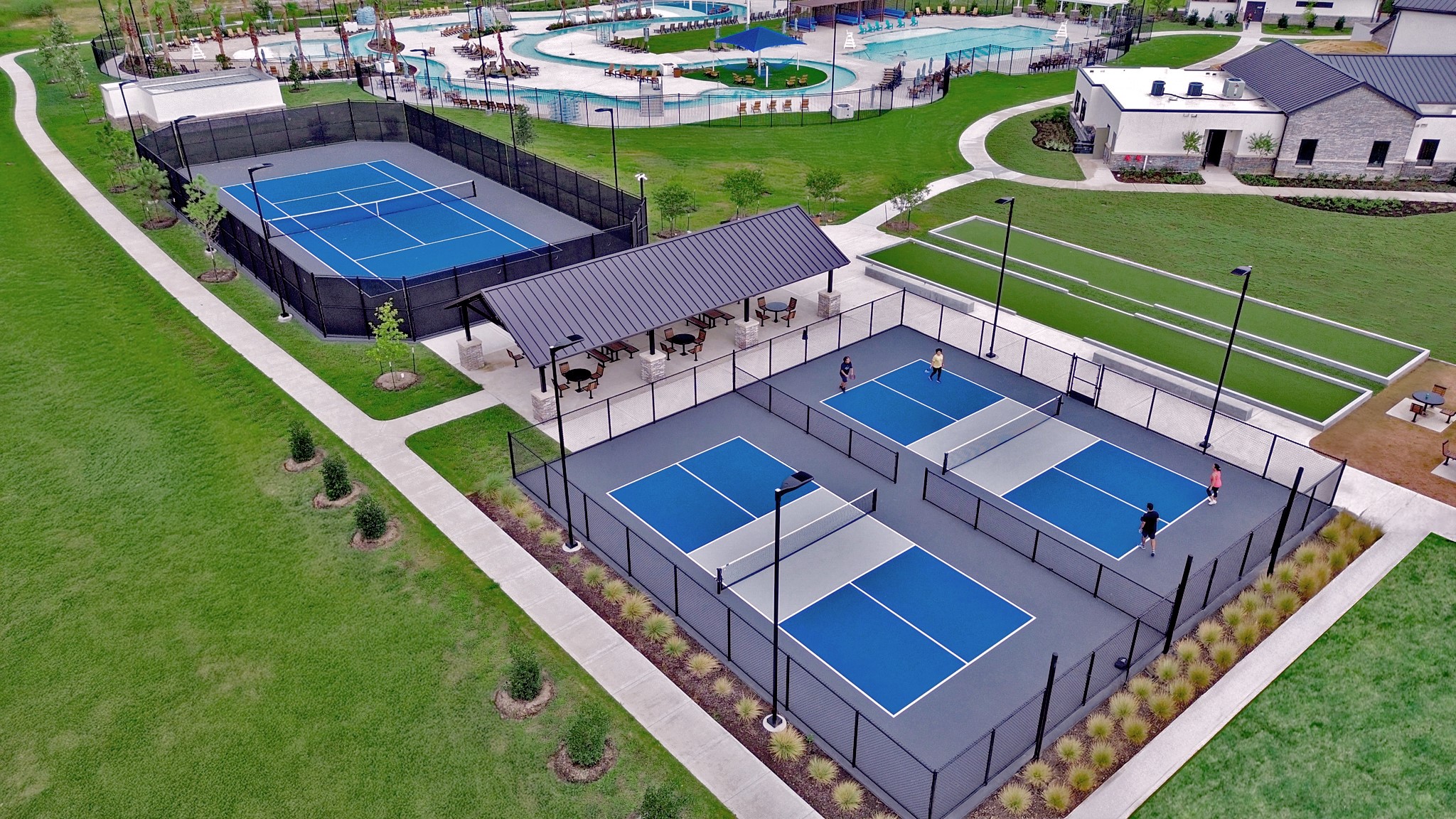 10526 Moon Valley Lane Rosharon, TX 77583 - Photo 20 of 24 Tennis courts, pickle ball courts, club house and more! Easily connect with friends and neighbors. There is a lot to do while we take care of your yard and home!