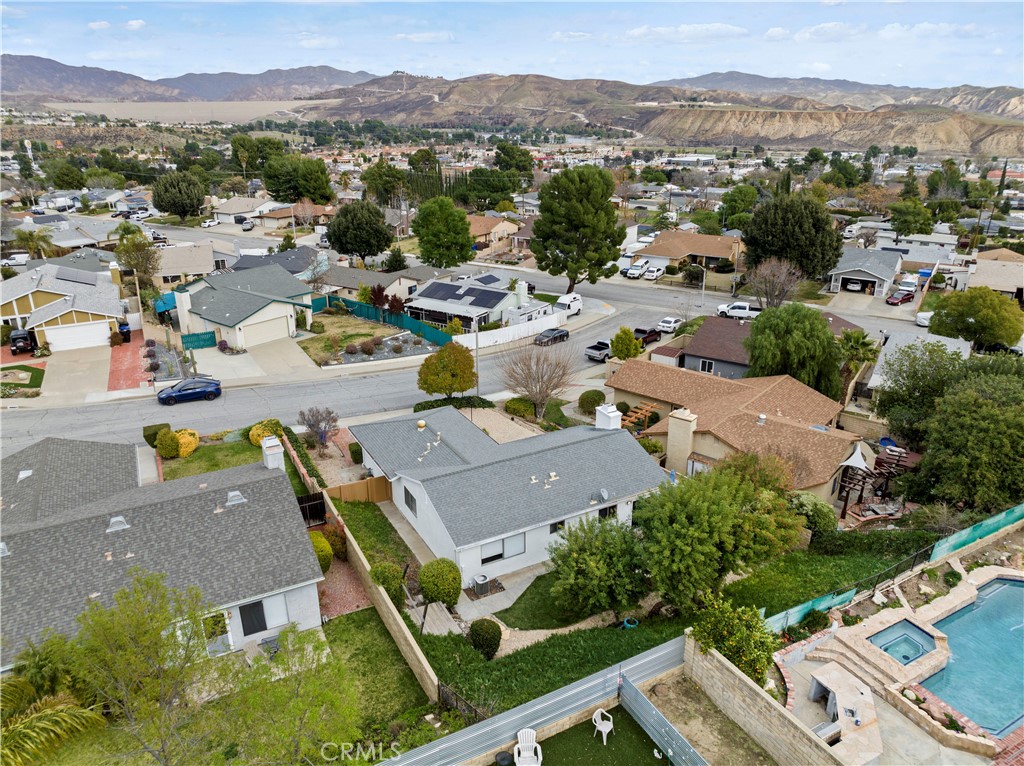 28014 Fox Run Circle Castaic, CA 91384 - Photo 24 of 27 an aerial view of residential houses with outdoor space