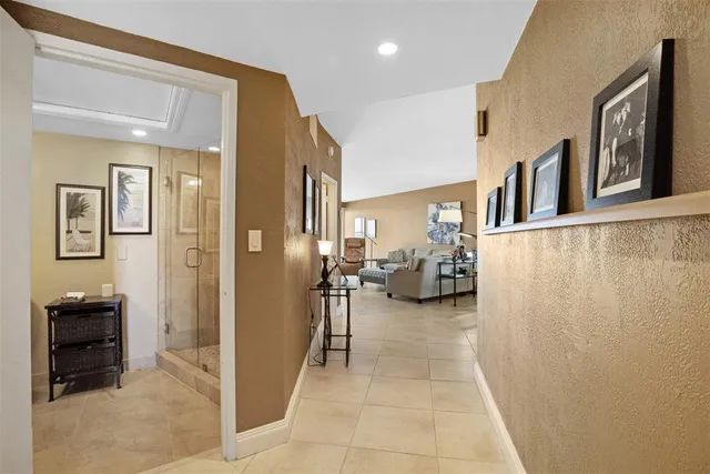 a view of a city with tall buildings