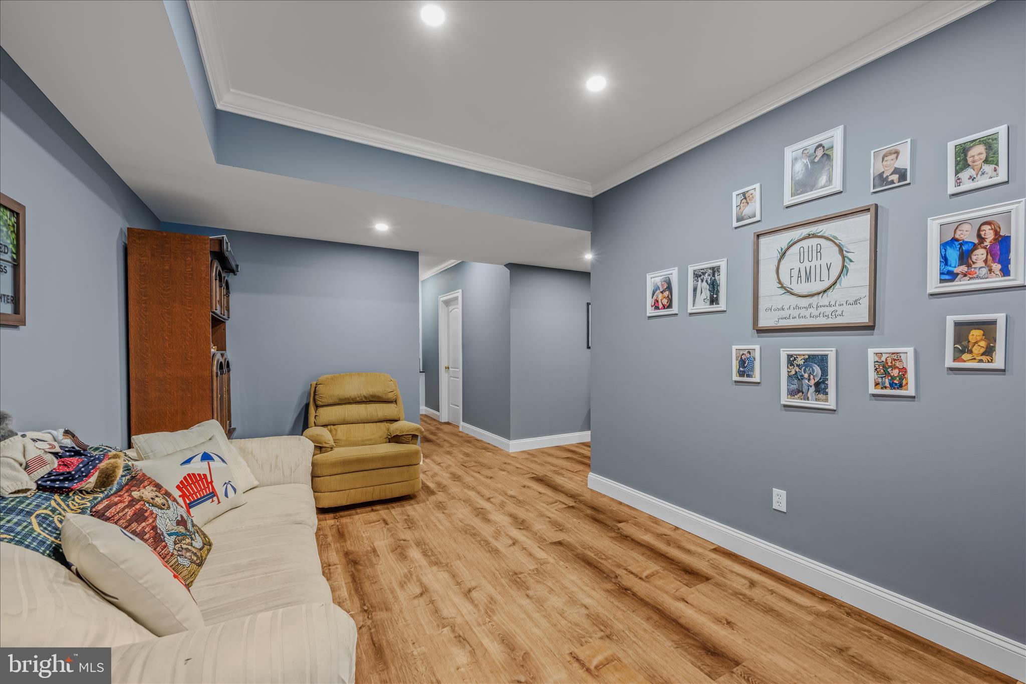 7020 Debold Road Thurmont, MD 21788 - Photo 55 of 83 a bedroom with a bed and cabinets