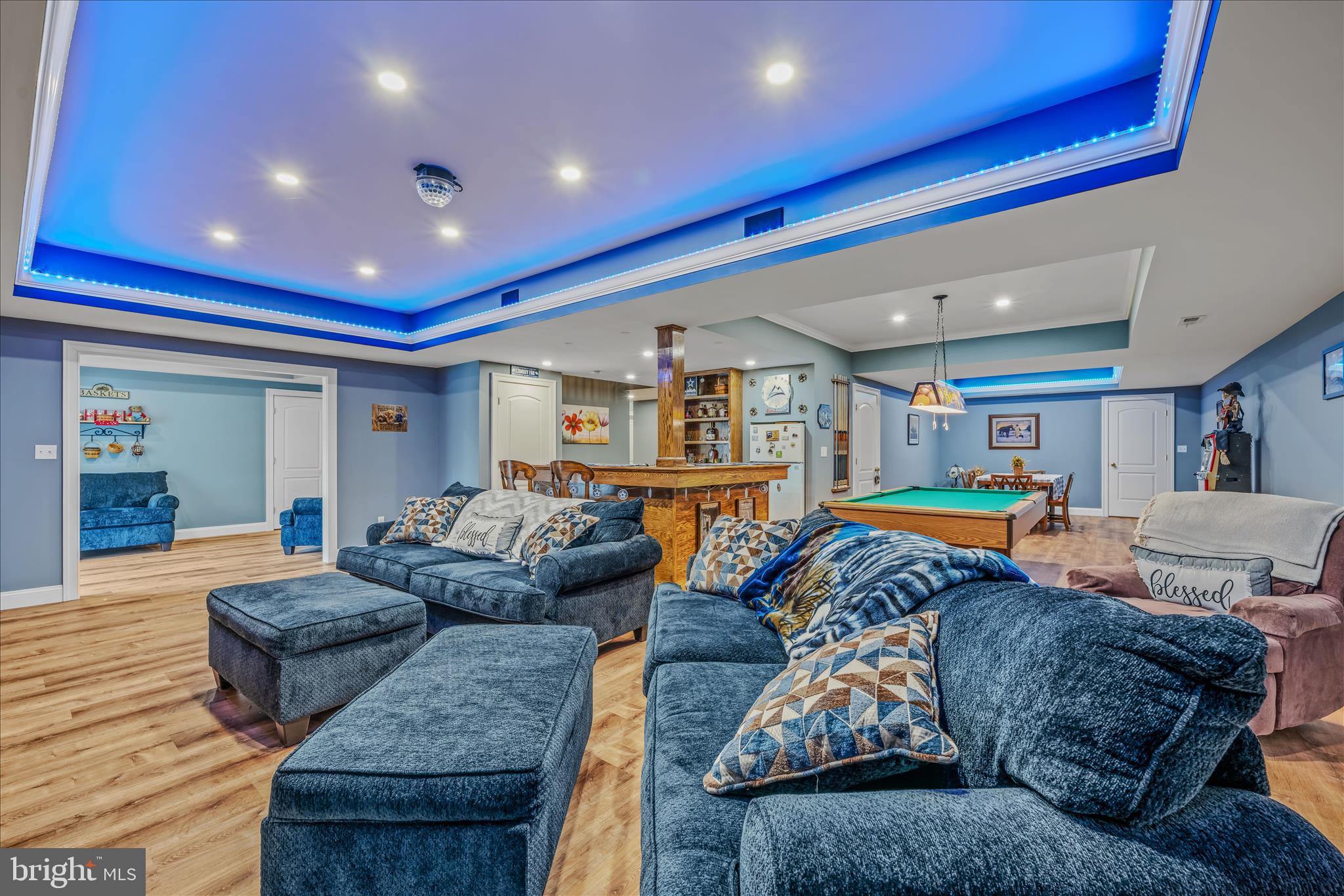 7020 Debold Road Thurmont, MD 21788 - Photo 60 of 83 a living room with furniture and a flat screen tv