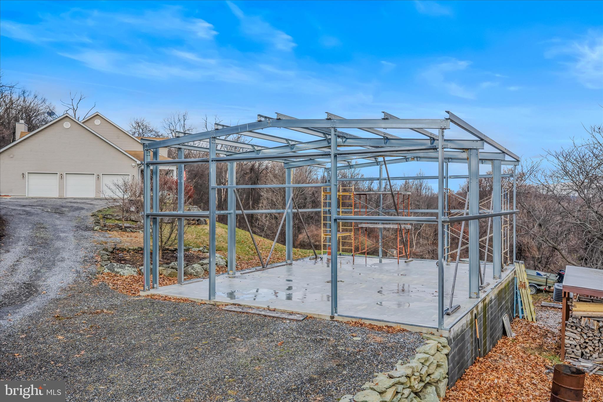 7020 Debold Road Thurmont, MD 21788 - Photo 79 of 83 a view of a balcony with a floor to ceiling window and wooden fence