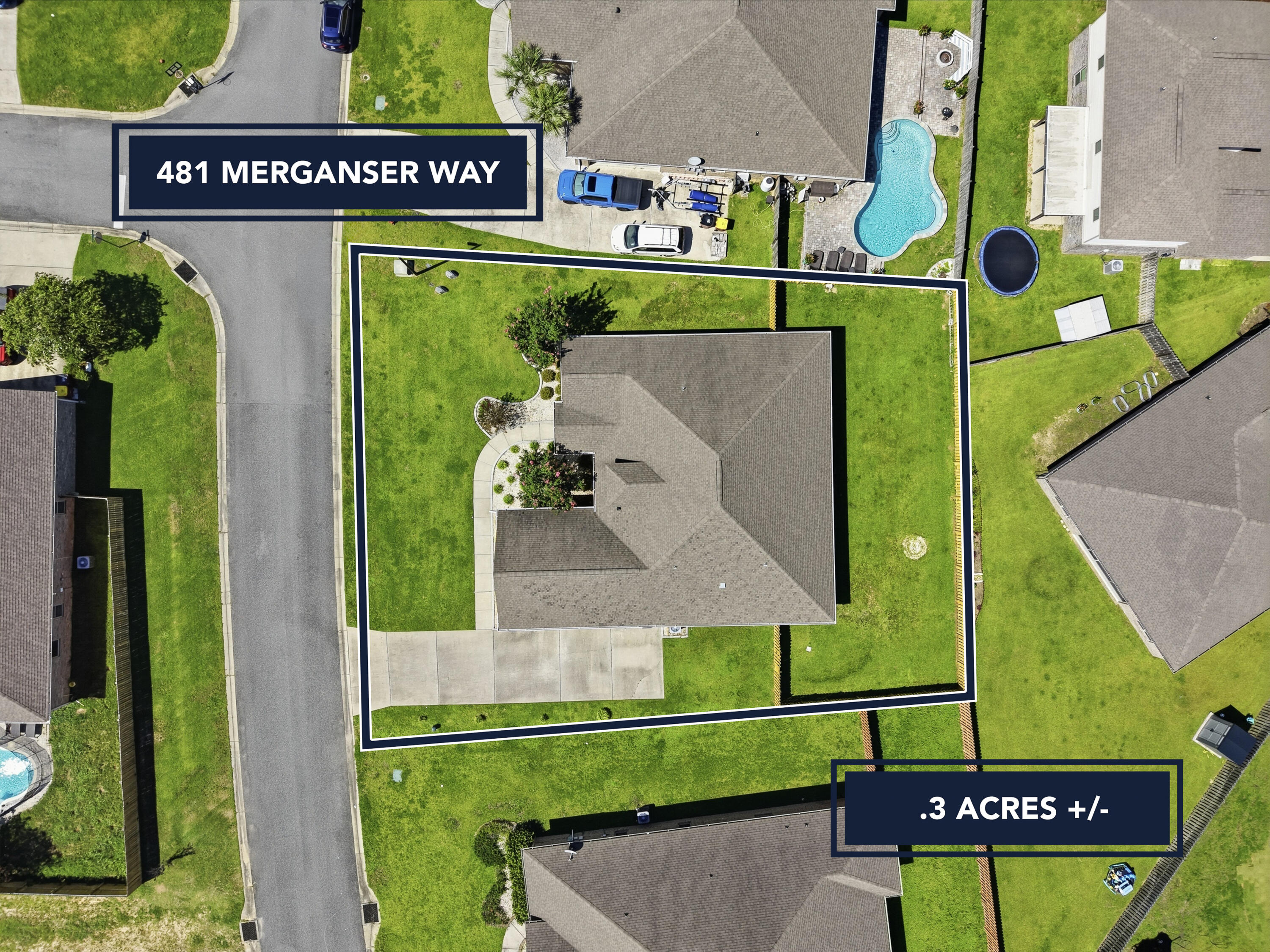 481 Merganser Way Crestview, FL 32539 - Photo 64 of 67 481 merganser way drone-1